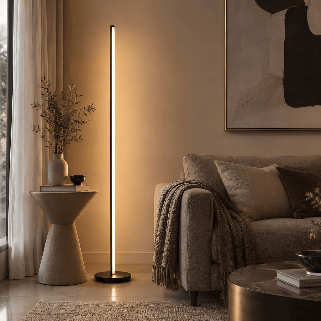 NORDÈ LUMEN™ Sculptural Line Floor Lamp
