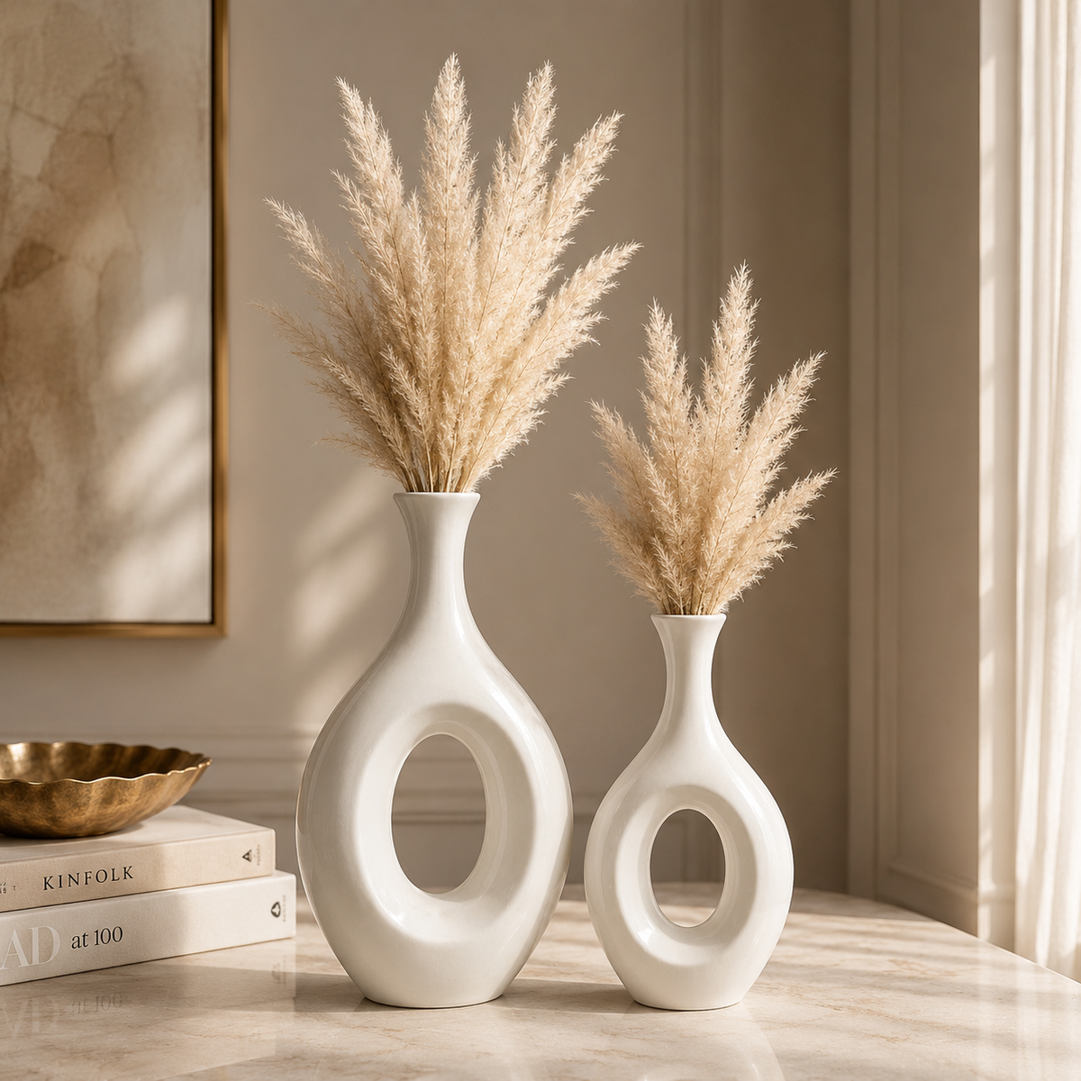 NORDÈ ÉLYSÉE - Modern Ceramic Vase Set