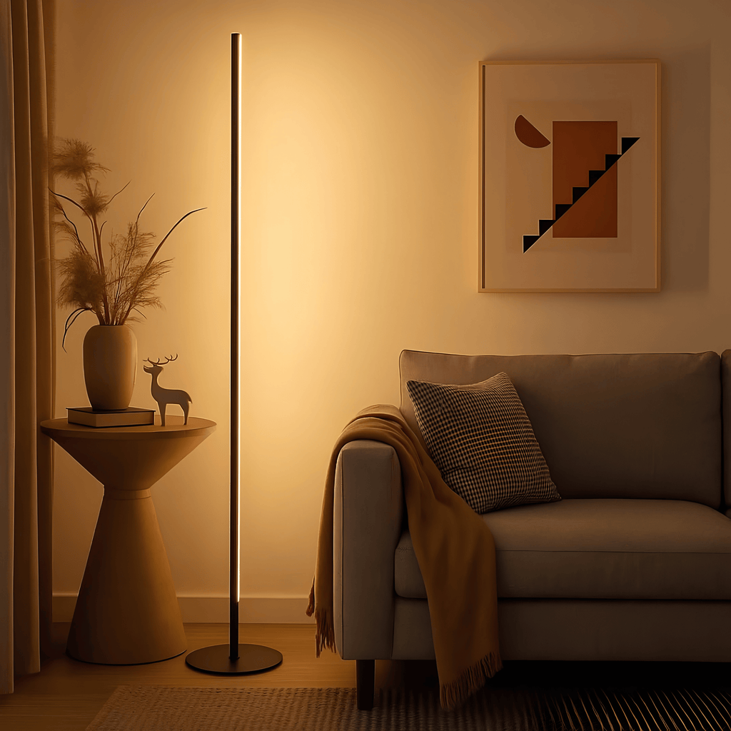 NORDÈ LUMEN™ Sculptural Line Floor Lamp