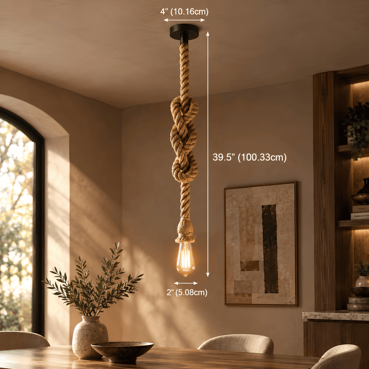 Nordè Corda™ Rope Pendant Light
