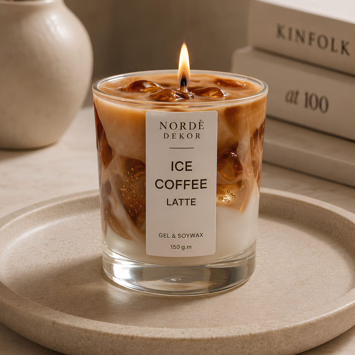 Norde Dekor Ice Latte Candle