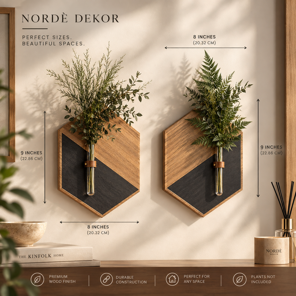NORDÈ Forma™ Wall Vase Duo