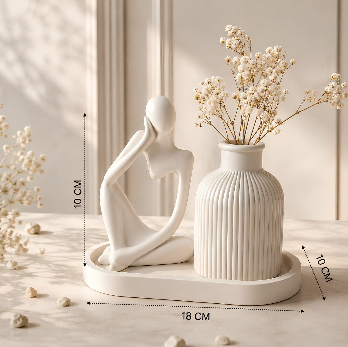 The Muse Trio — Sculptural Decor Set