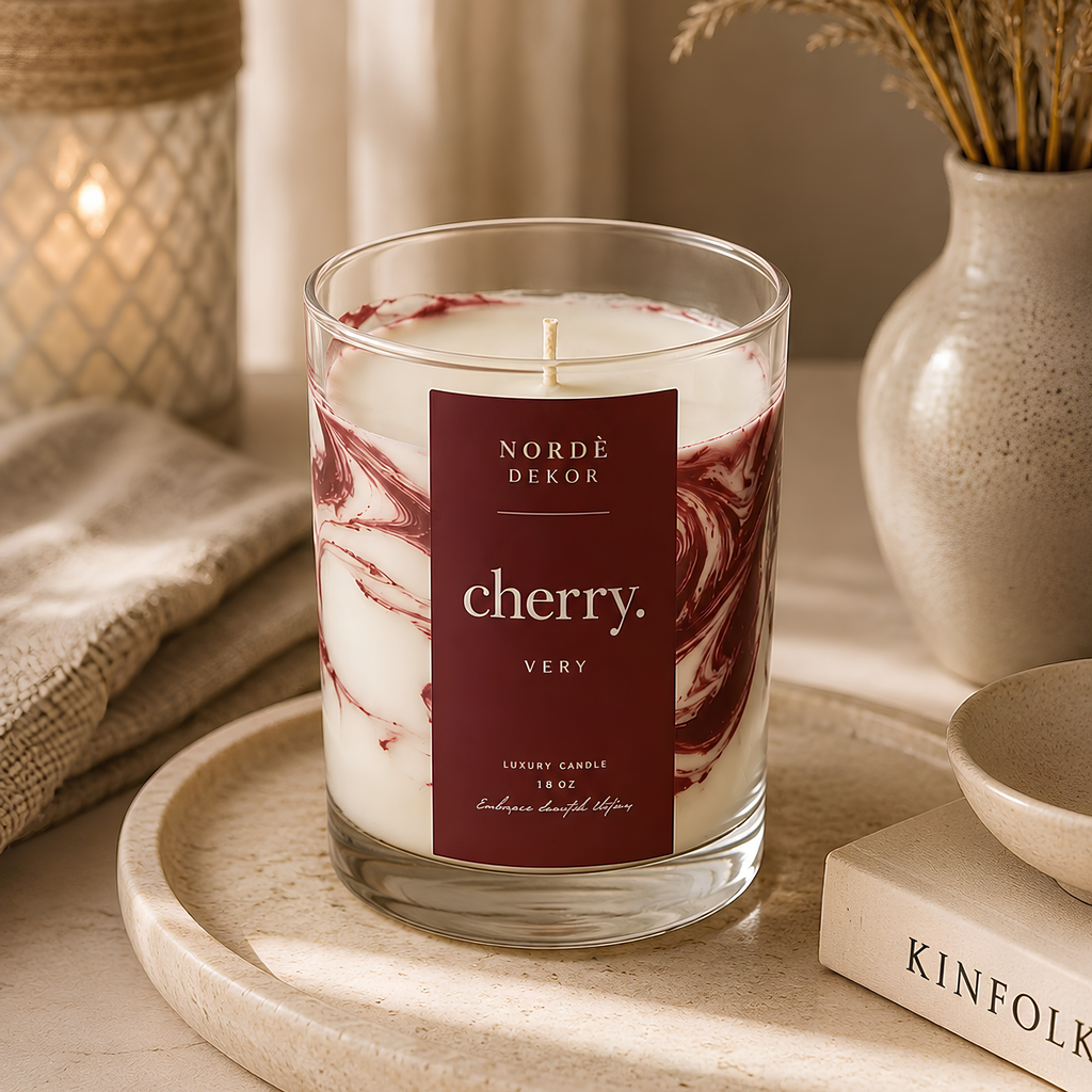 Norde Dekor Ice Latte Candle lit