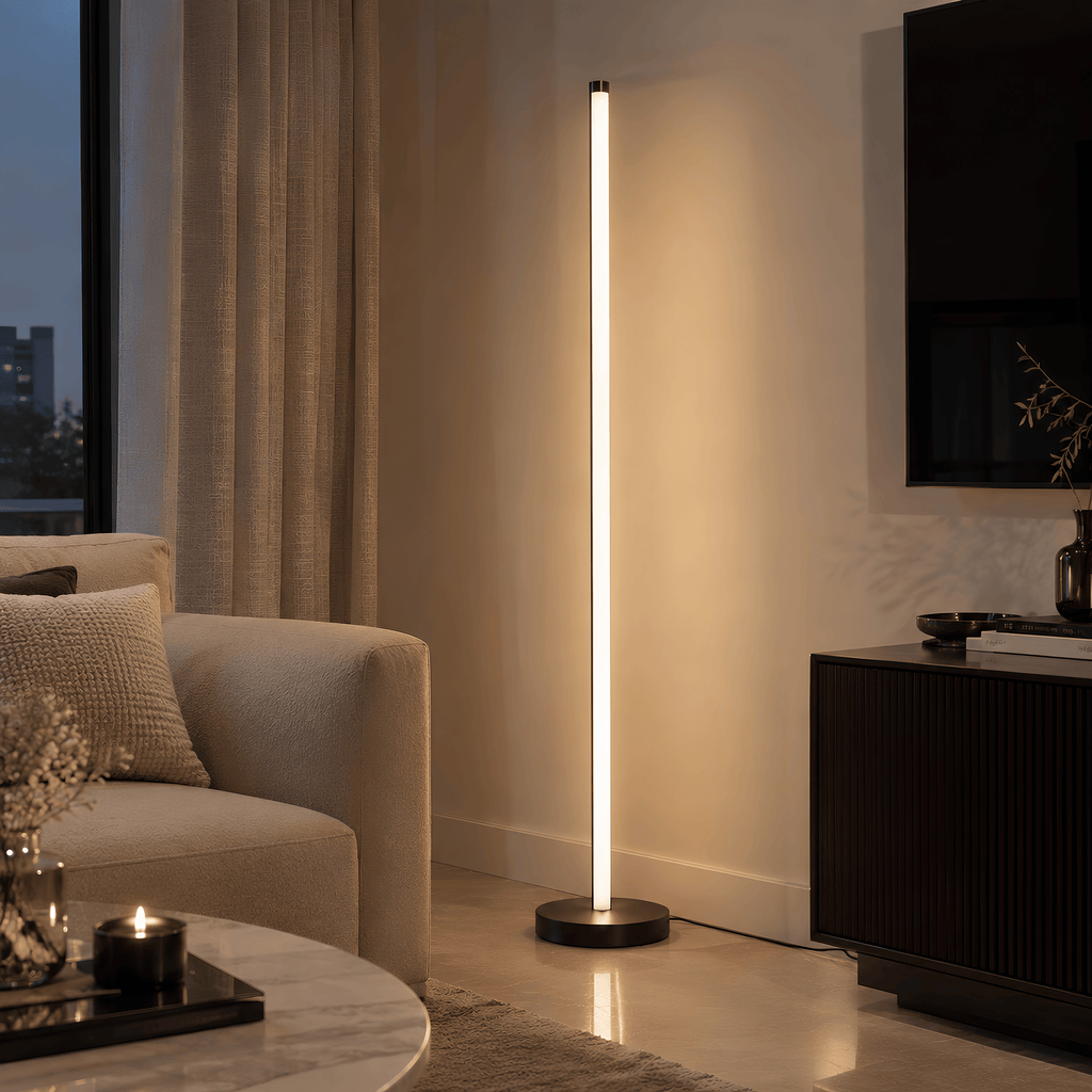 NORDÈ LUMEN™ Sculptural Line Floor Lamp
